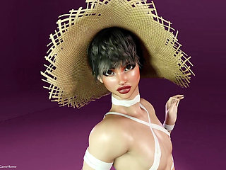 Big Ass Femboy Showing off his body