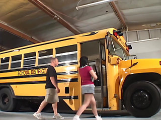 A Young Sasha Knox Takes Him Hard in the Ass Close to the Bus