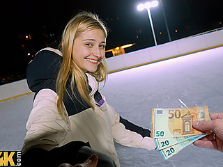 VIP4K. Funky Town got caught at a public skating rink and got fucked