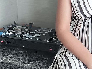 Sexy Indian Step Sister Hardcore Hot Sex with Her Step Brother in Kitchen