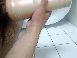 Fucking Elsa Jean Fleshlight In Shower