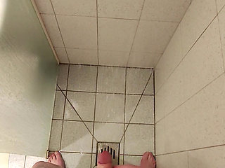 Shower-Wank-Moan and Cum a lot