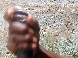 Outdoors Feeling Super Horny Stroking My Hard Dick