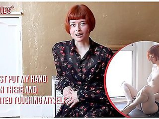 Hot Redhead Films Her First Solo Video