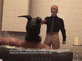 Adored by the Devil - Vampire Loves Creampie Sex - 3D Animated Let's Play with Nala