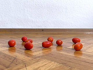 Huge Legs Vs. Cherry Tomatoes