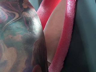 Reverse Gloryhole - Pussy & Asshole on Display - No Holes Barred