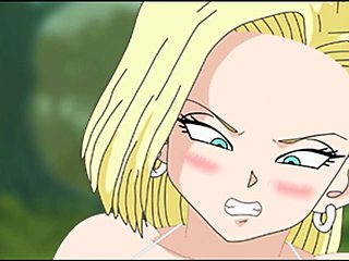 Android Quest for the Balls - Dragon Ball Part 5 - Horny Android 18