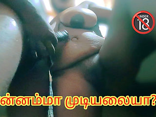 Hot Tamil Step Mom Gave Nice Blow and Get Fucked Her Mouth and Pussy by Her Step Son in the Kitchen