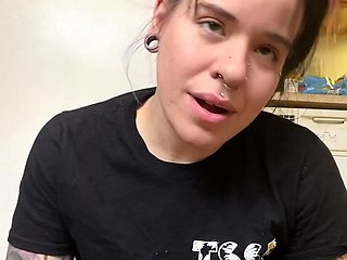 Amateur blondie solo anal masturbation