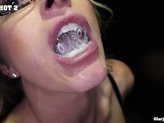 GloryholeSecrets - Rachel Ramsey Gets Her Mouth Filled With Cum At The Gloryhole