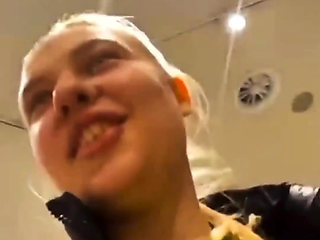 Walking with Vibrator in Pussy