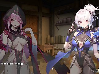 Hentai anime girl caught in a passionate encounter