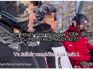 Maddy Keys And Her Friend Offer Sex To A Real Snow Ski Teacher During A Provate Lesson