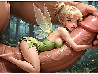 Tiny Fairy Tempts Giant Lumberjack: Tinkerbells Dark Desire