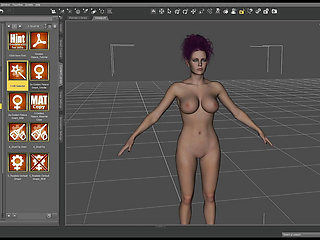Creating Kandy Kisses a pregnant 3d character