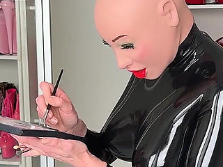 Silicone Doll Transformation with Monica Mask