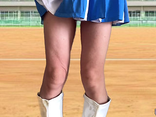 I borrowed a cheerleader outfit.SecretGakuen