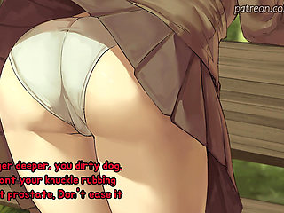 Mikasa Ackerman tests her new young soldier (Anal, Double Orgasm, CEI)