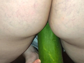 18-year-old teenager secretly leaves a cucumber at work