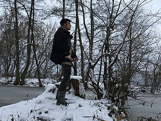 Cold Lake Jerking off