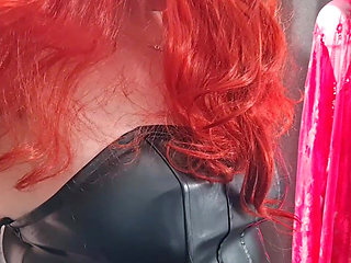 My New Red Wig - How Do I Suit Being a Redhead (bbw Amateur MILF Wife Homemade Mature Big Saggy Tits)