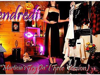 Halloween Costume Cosplay Ep 4 & 8 Morticias Try On & Backstage (free Version)