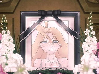 Blonde Anime Sex in Coffin - Hentai 2D Cartoon Porn