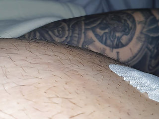 Step mom hand slip easy under step son pants making him a handjob