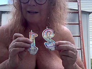 Big Titties and Birthday Cake Celebration