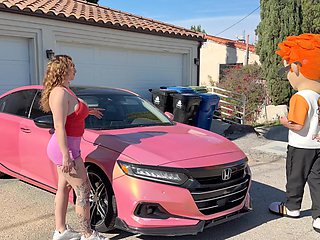 Brunette Pornstar Avalon Mira Gave Me Handjob Titjob and Took My Load All Over Her Tits!