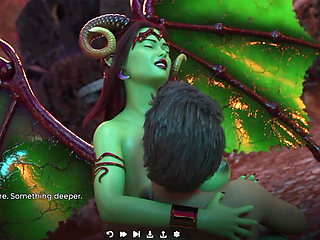 I Hard Fuck a Demon Succubus! I Deepthroat Her and Cum in Her Ass.
