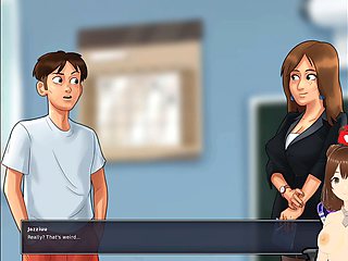Summertime saga, horny stepmom, ari gameplay