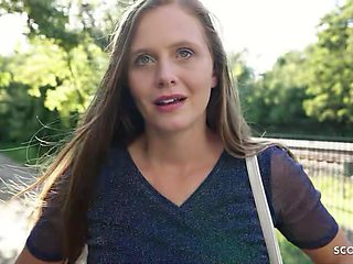 GERMAN SCOUT - Mature Riddy Casting Sex