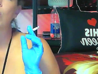 Gloves and Smoking Fetish