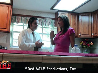 Stepfamily Taboo Foursome - MILF Rachel Steele and Teen Mystick Moons in Company Takeover Sex