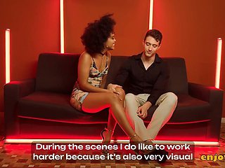 Dark-Haired Brunette Selva Craves Jimmy Buds Pulsing Cock for Breakfast Before He Slams Her Pussy