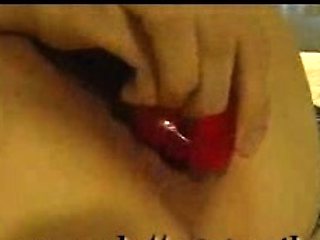 Amateur close up ass toying