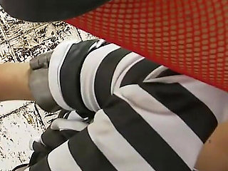 Babes in Uniform Scene 3 Busty Brunette Tammie Lee Fucks Her Pussy with a Dildo in Her Cell