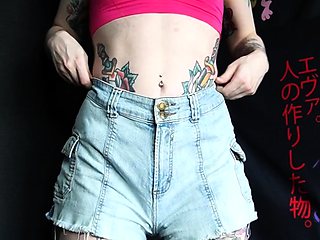 Brunette amateur teen masturbate to her boyfriend