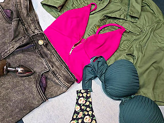 Hot Casual Wear Try On Haul With Green Bra & Thong