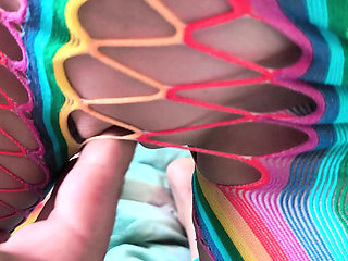 Stepbrother Admires My Virgin Pussy - Fingering and Masturbation with Natural Tits