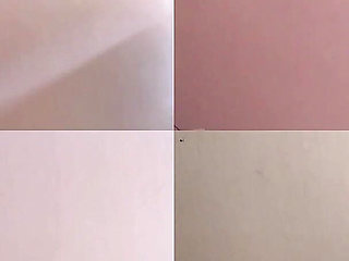 Posing Naked in 4 Screens