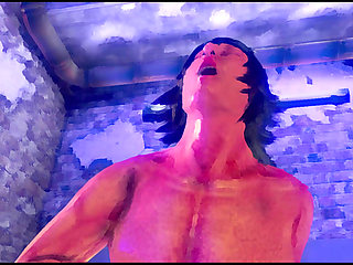 Porn Acquarello Big Tits Hard Fucked in a Dirty Toilet