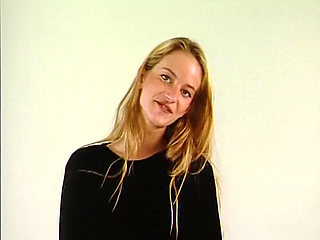 Classy Babe From Germany Got Her Perfect Outfit off but Lingerie Stays