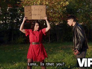 Curvy Brunette GILF Enjoyed Hardcore Sex With Her Bestie's Stepson When Given the Public Shame Lesson