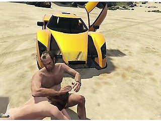 Cheats Her Husband With Trevor In The Beach Part 2! Blowjob And Anal Sex!