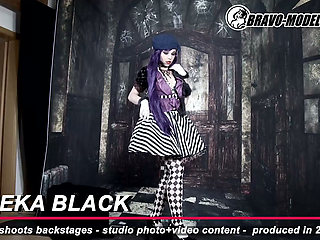 386-Backstage photoshoot Rebeka Black - Adult