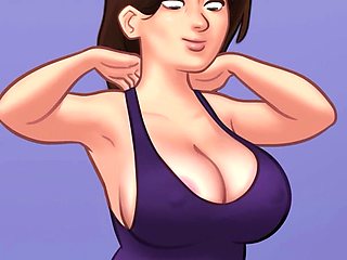 Summertime Saga V21.0.0 - Busty Stepmom Lets 18yo Stepson Fuck Her Tits and Gets a Facial. His Stepsister Caught Them Fucking