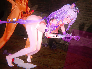 Honkai Star Rail - Castorice Rough Sex with Adult Toys Gangbang, Creampie & Squirting 3D Hentai Sex Animation